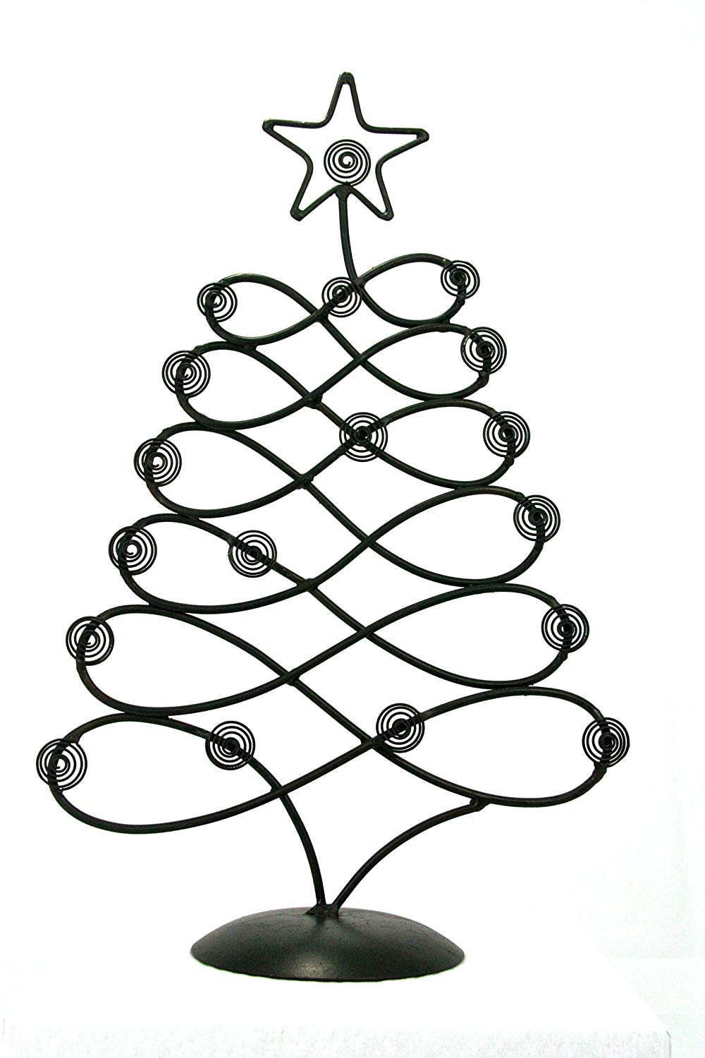 1000x1500 wrought iron christmas tree w star topper