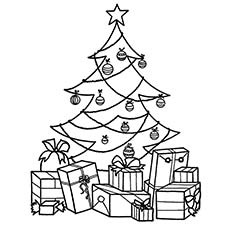 230x230 Top Free Printable Christmas Tree Coloring Pages Online