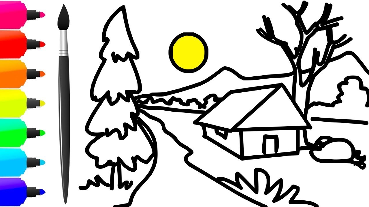 1280x720 Coloring Village And Drawing For Kids Toddlers Khmer Toy Art