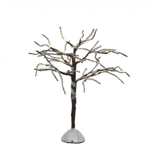 500x500 bare tree lighted, battery operated, christmas village shop