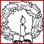 150x150 Wreath Drawing Awesome Simple Christmas Wreath Drawing