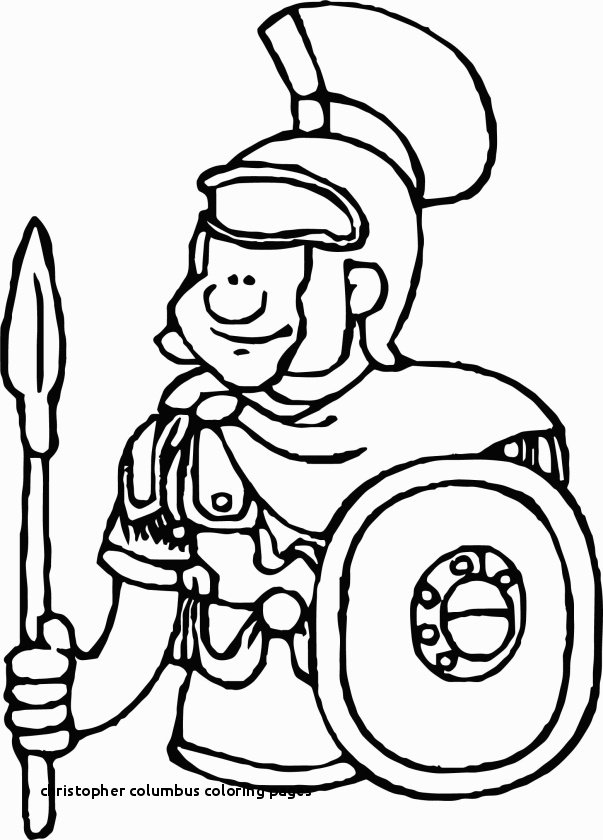 603x840 Christopher Columbus Coloring
