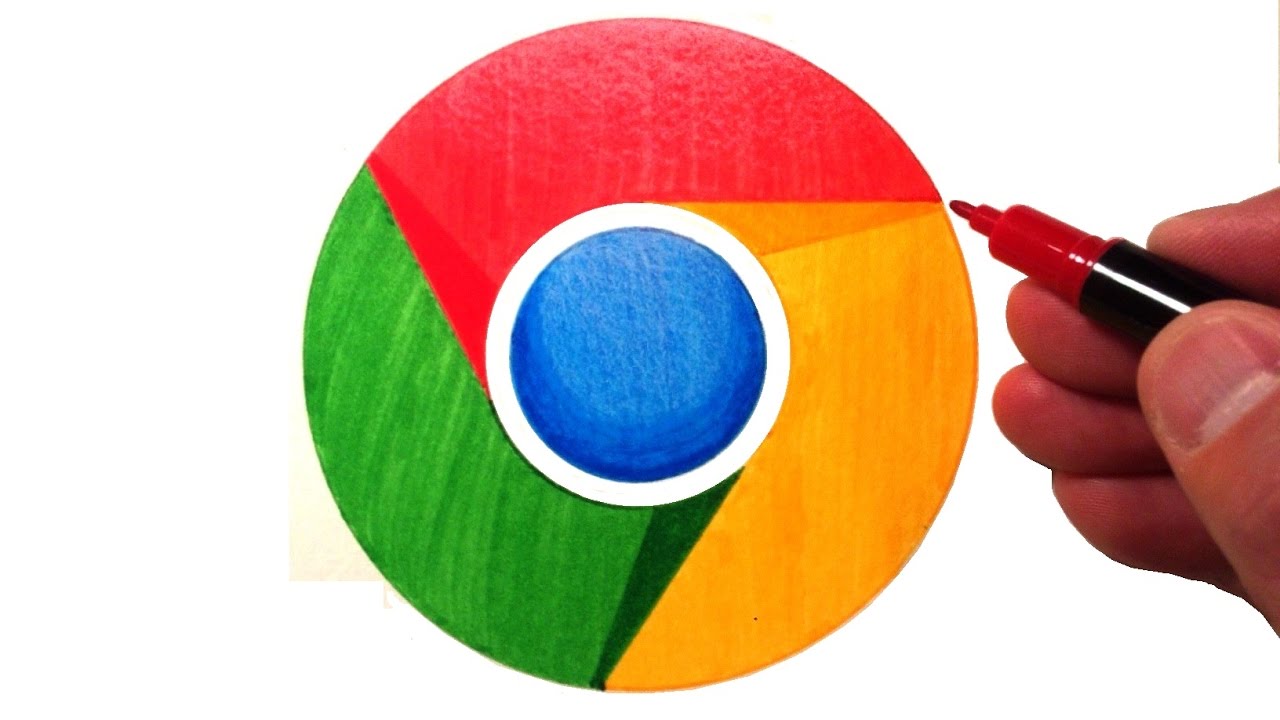1280x720 How To Draw The Google Chrome Logo