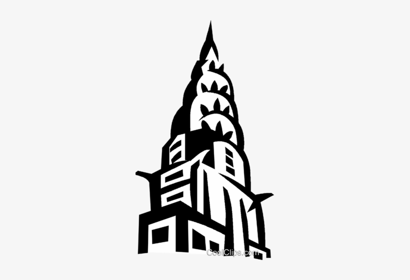820x560 chrysler building new york royalty free vector clip