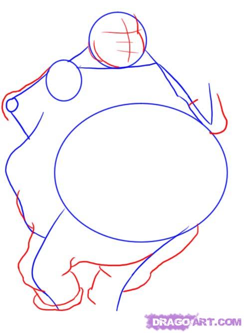 489x668 how to draw fat albert, step
