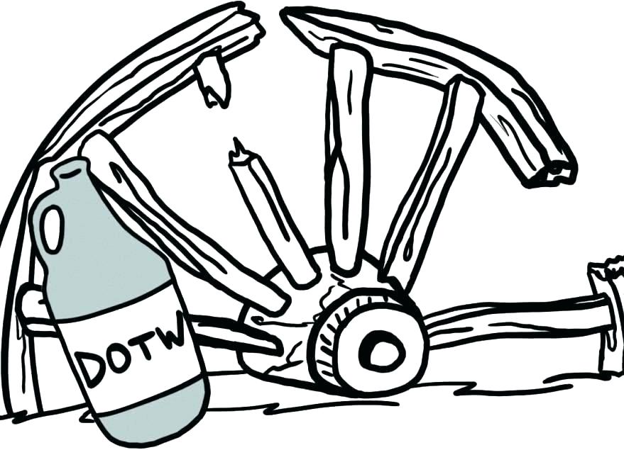 879x635 Chuck Wagon Coloring