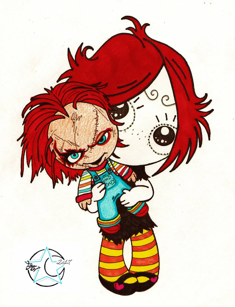 Chucky Doll Drawing | Free download on ClipArtMag