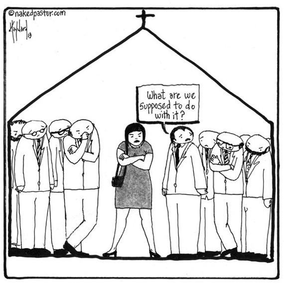 570x570 Women In Church Cartoon Etsy