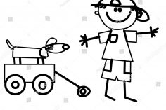 236x157 Cartoon Drawing For Kids Fish Church Fruit Eagle Girl Easy