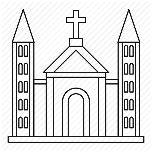 512x512 Drawing, Church, Illustration, Transparent Png Image Clipart