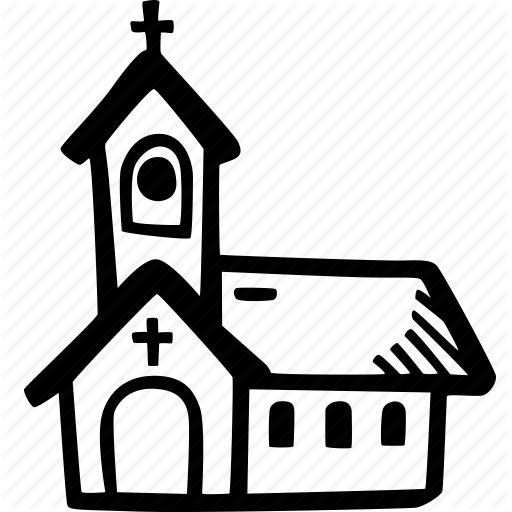 512x512 Church, Drawing, Illustration, Transparent Png Image Clipart