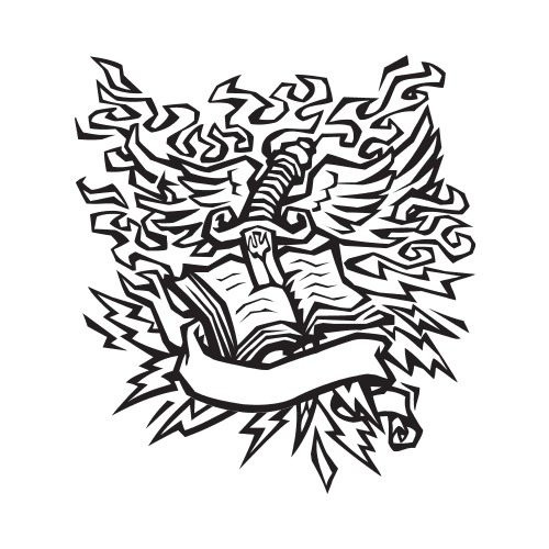 500x500 Church Clipart Black And White