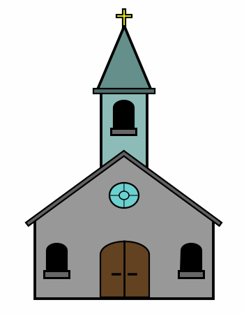 350x450 Drawing A Cartoon Church Drawing Preschool Bible Lessons