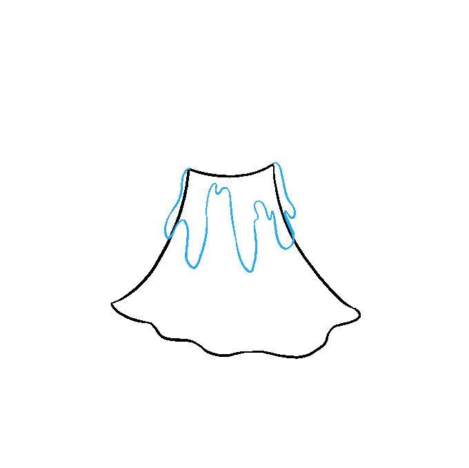 680x678 How To Draw A Volcano