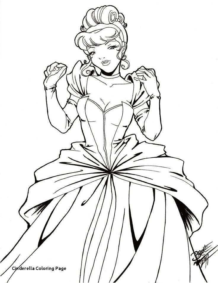736x955 Cinderella Coloring Pages Awesome Cinderella Coloring