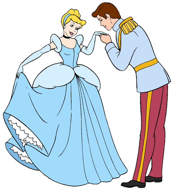 572x631 Cinderella And Prince Charming Clip Art Disney Clip Art Galore