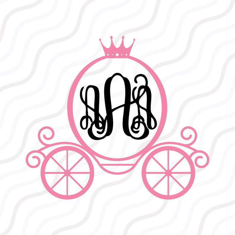 794x794 Huge Collection Of 'princess Carriage Silhouette' Download More