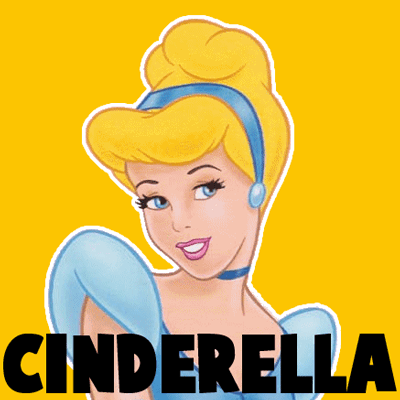 400x400 How To Draw Cinderella's Face With Easy Step