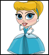 200x221 How To Draw Disney's Cinderella Cartoon Characters Drawing