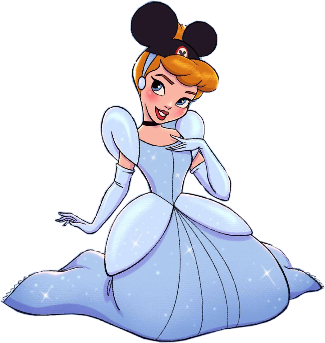1046x1102 Cinderella Disney Cute Cartoon Drawing