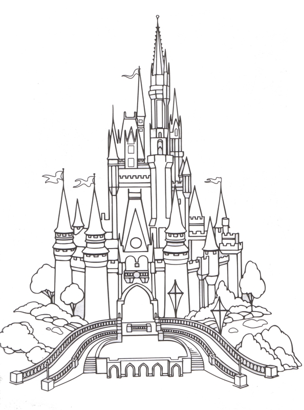 594x800 Disney Castle Coloring Pages Compilation Free Coloring Pages