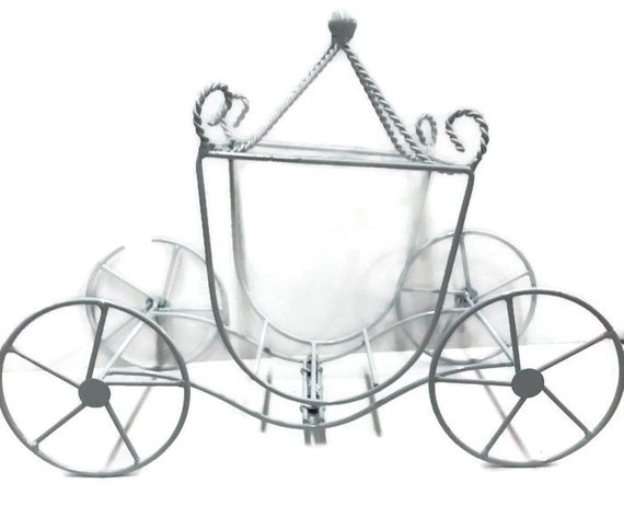 570x462 Cinderella Carriage Wedding Wire Centerpiece Coach Caroza De Etsy