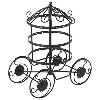 425x425 mygift black wire carriage earring display stand