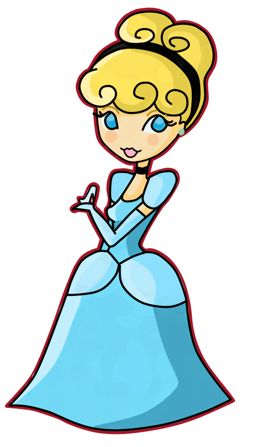 533x891 Collection Of Free Chibi Drawing Cinderella Download On Ui Ex