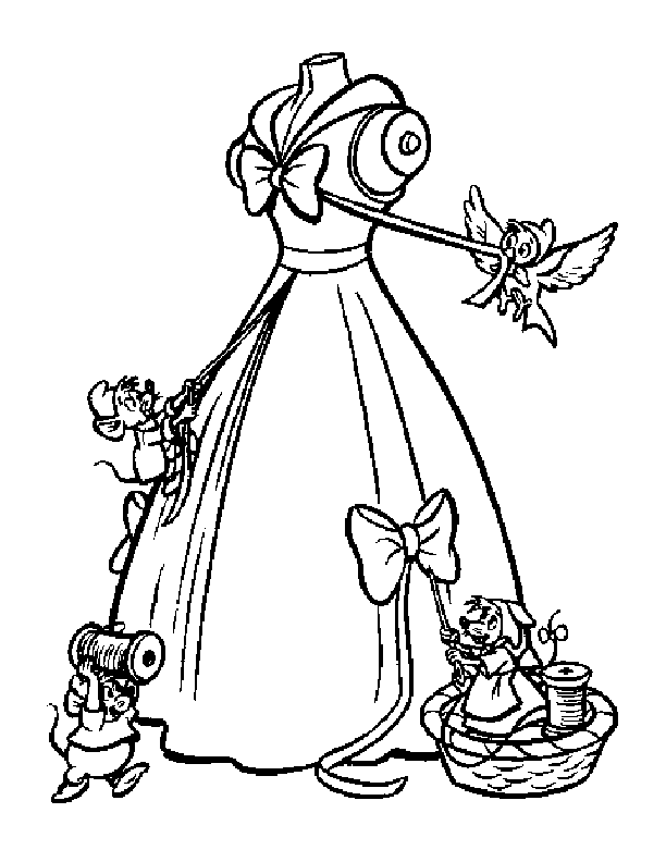 612x792 Cinderella Dress Clipart Black And White Clip Art Images