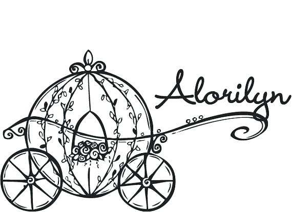 570x414 Cinderella Carriage Coloring Sheet Carriage Coloring