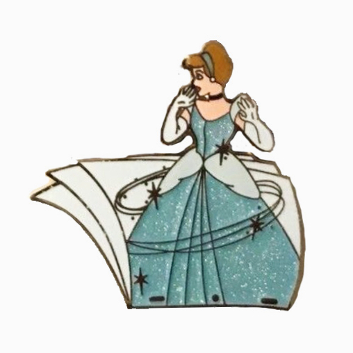 508x508 Cinderella Blue Gown Animation Celebration Cel Pinventory