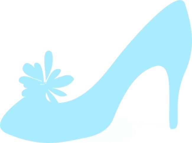 650x484 Cinderella Glass Slipper Clipart