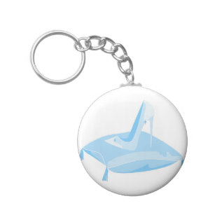 307x307 Glass Slipper Keychains Key Rings Zazzle Ca