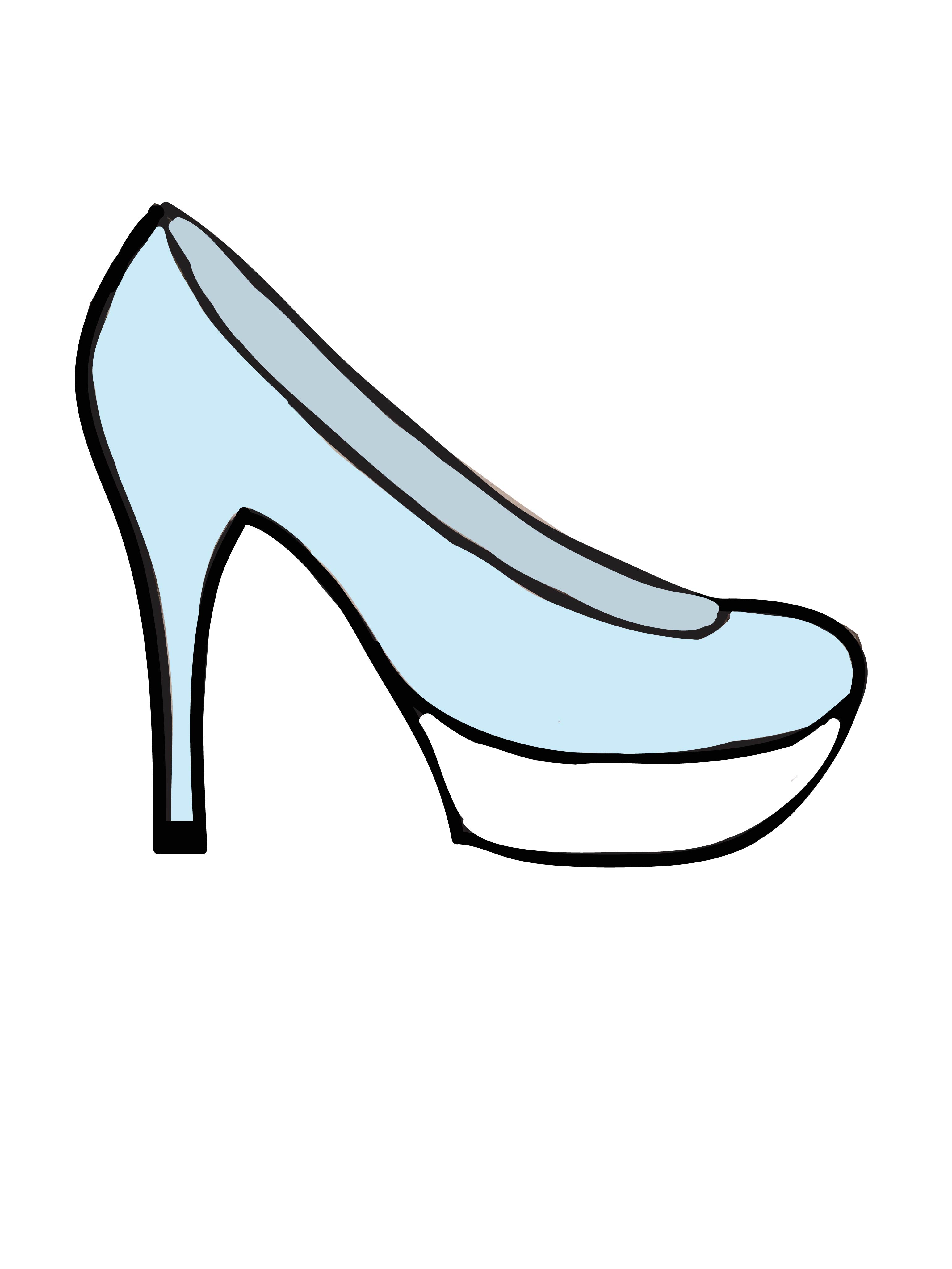 Cinderella Slipper Drawing | Free download on ClipArtMag