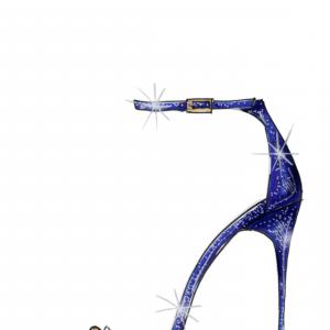 300x300 Artistic Disney Cinderella Slippers Designer Sketches Faalconn