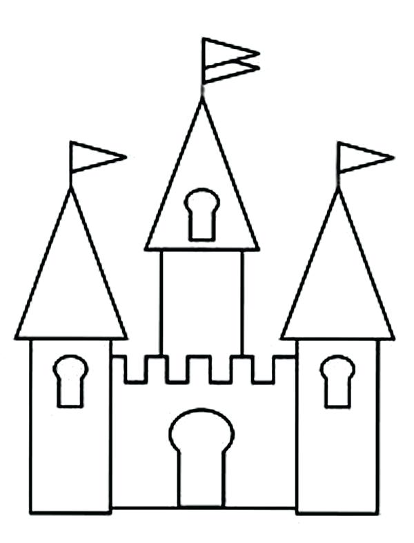 600x787 Cinderella Castle Coloring Pages Collection Of Castle Coloring