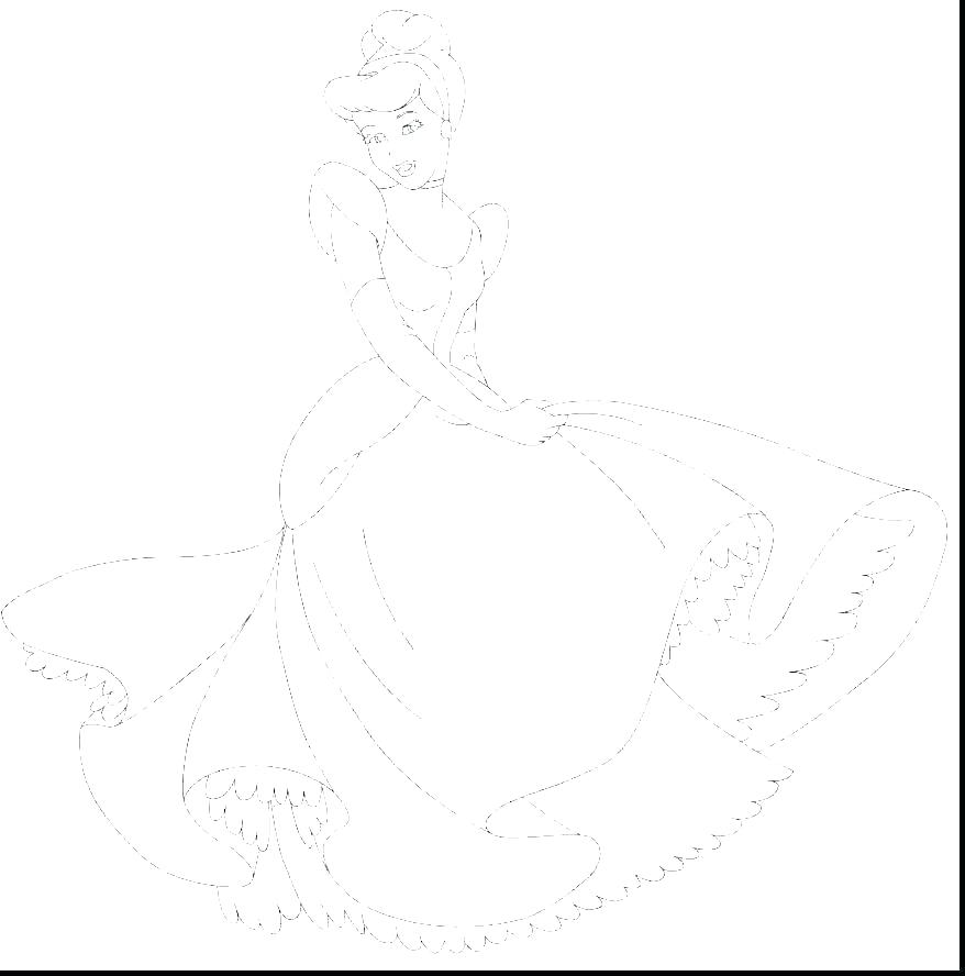878x888 Cinderella Castle Coloring Sheet Pages Print Princess Cow Disney