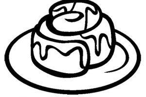 Cinnamon Roll Drawing | Free download on ClipArtMag