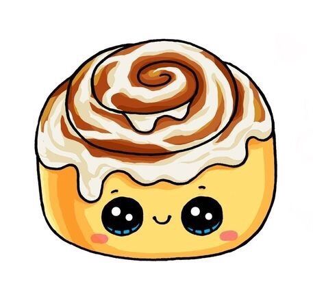 Cinnamon Roll Drawing | Free download on ClipArtMag