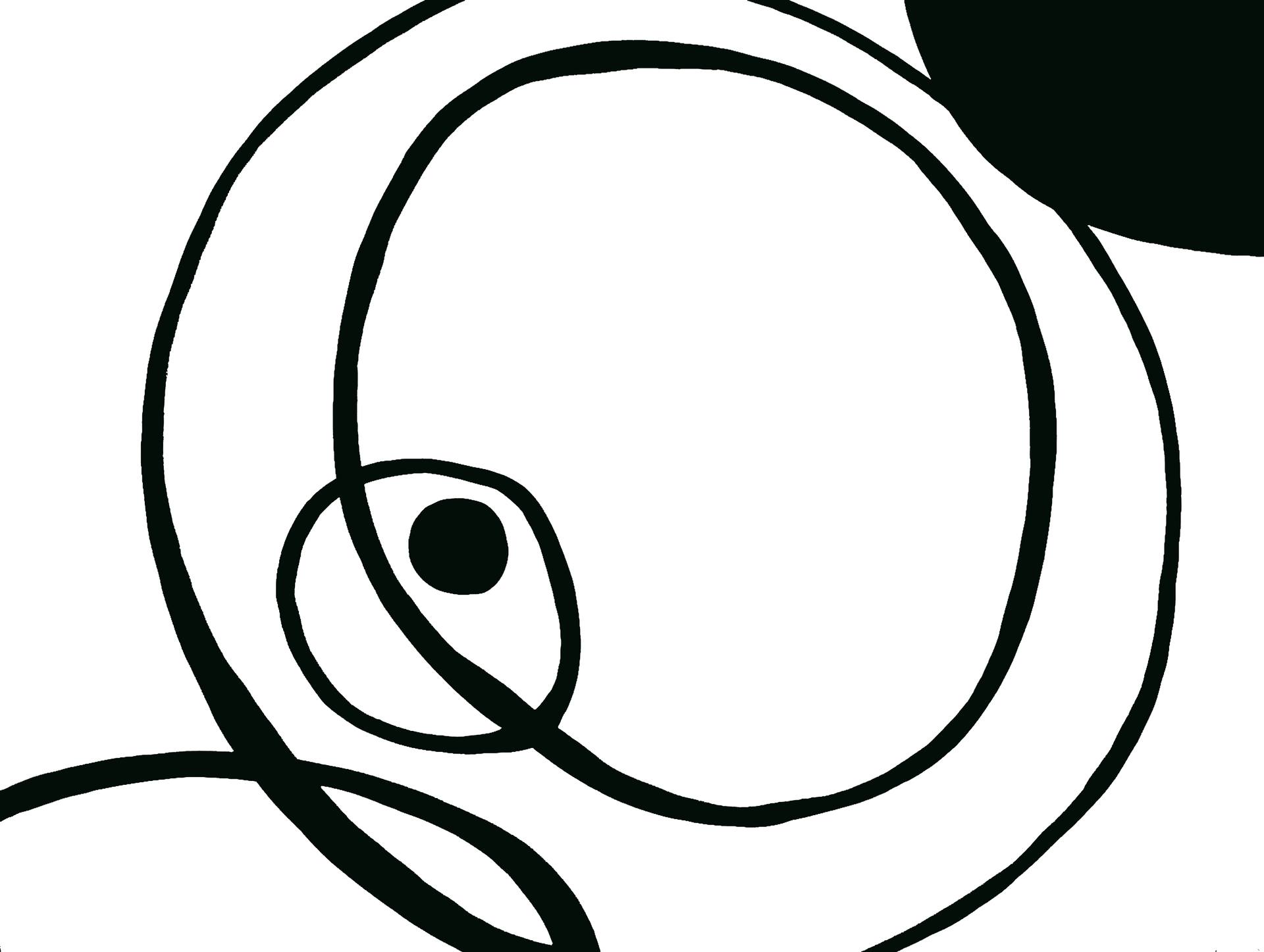 1920x1447 Abstract Circles Geometric Black And White Home Decor Interior