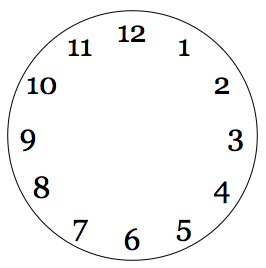 266x268 Drawing Clock Face In Mathematica