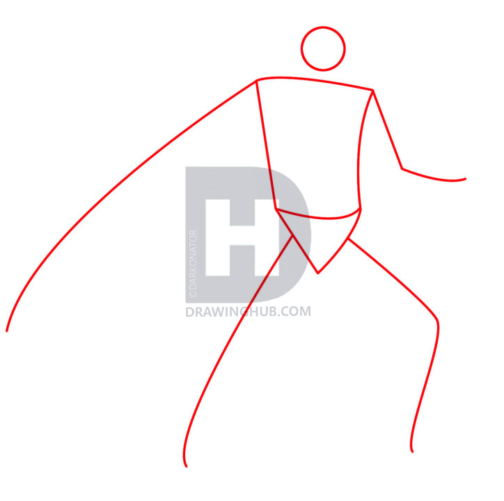 724x720 How To Draw Alex Mercer, Prototype, Alex Mercer, Step