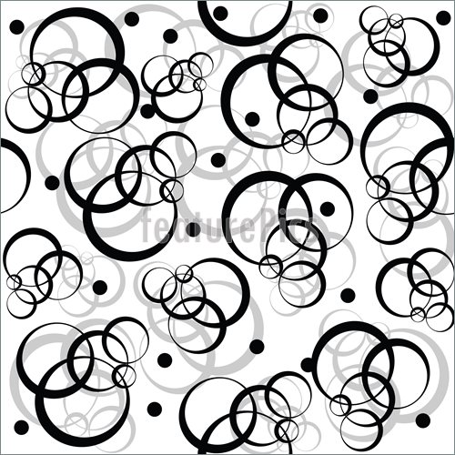500x500 Abstract Patterns Pattern With Black Circles