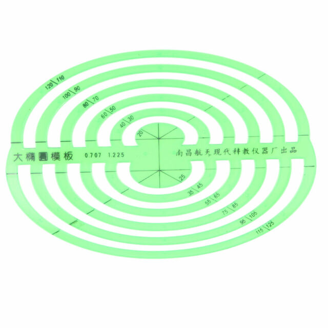 640x640 Buy School Office Students Oval Circle Measuring Drawing Template