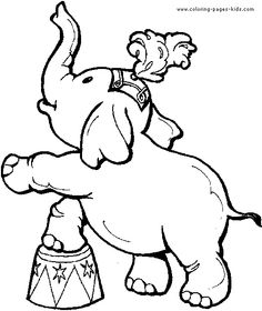 Circus Elephant Drawing