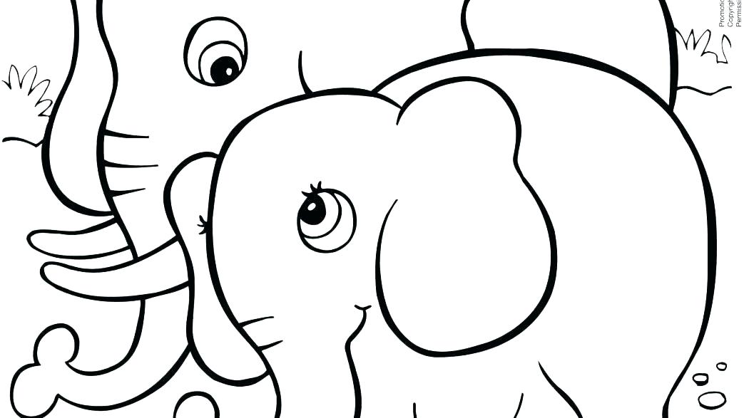 1043x587 Circus Elephant Coloring
