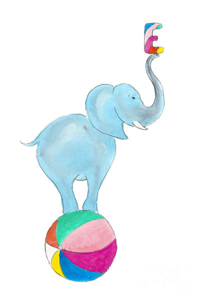 408x600 Circus Elephant Drawings Fine Art America