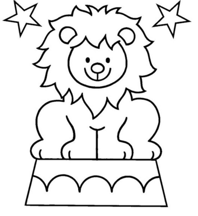 694x758 Circus Lion Coloring Pages All About Top