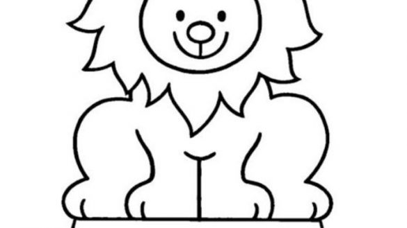 585x329 Nice Idea Circus Lion Coloring Pages Remarkable Drawing