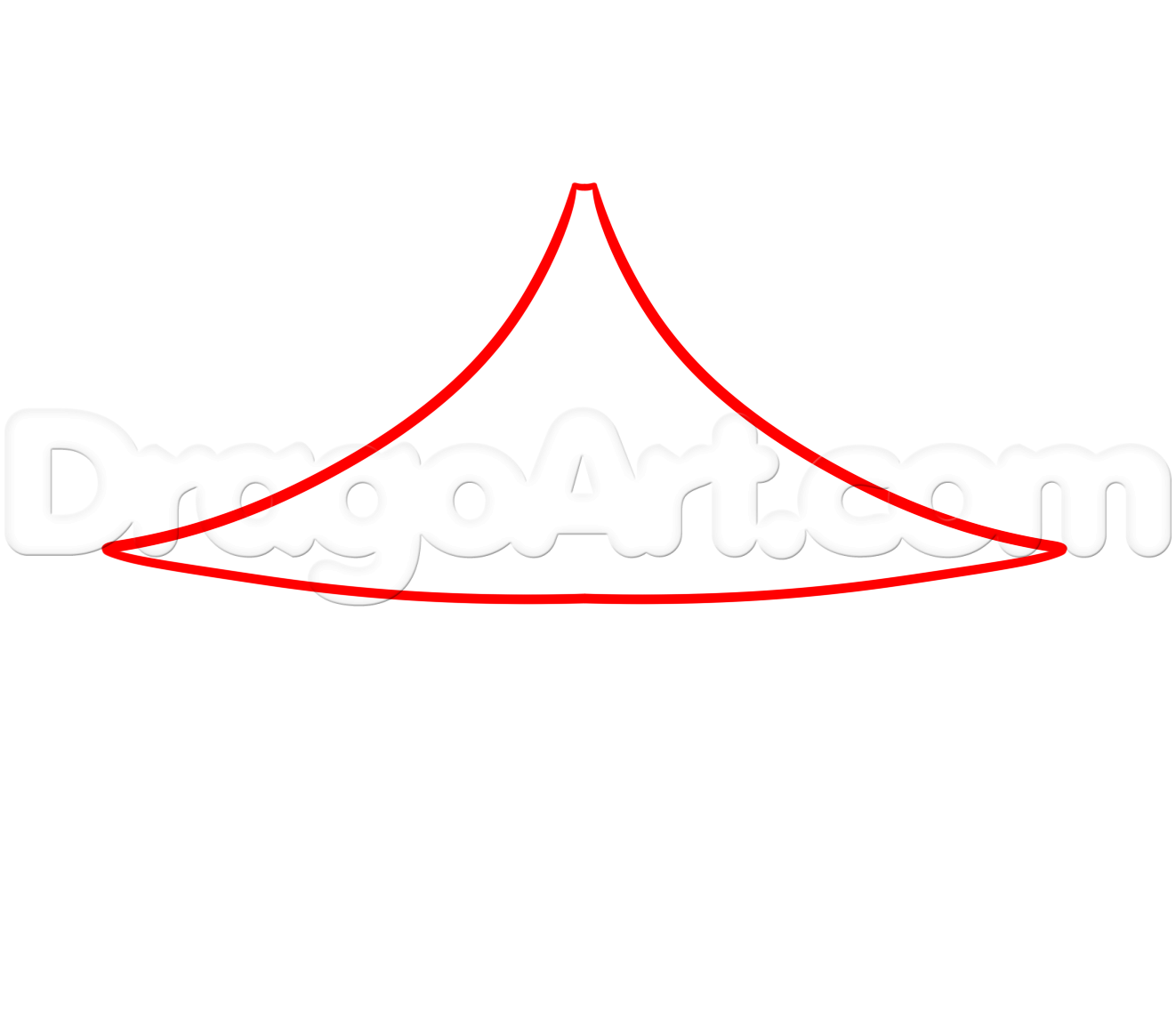 1322x1139 Circus Tent Drawing Tutorial, Step